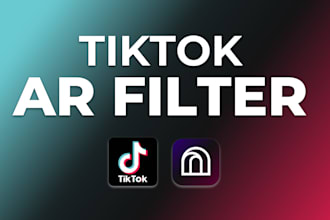 create your custom tiktok filter or effect
