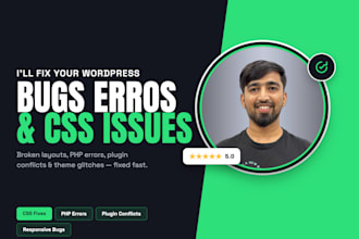 fix css issues, bugs, errors of wordpress website or blog