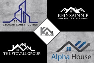 do real estate and construction logo