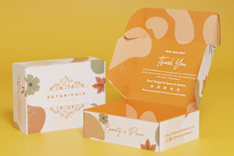 do creative packaging, bottle label design, 3d mockup, box packaging