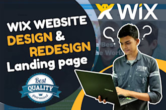 do wix website design, wix redesign, wix landing page
