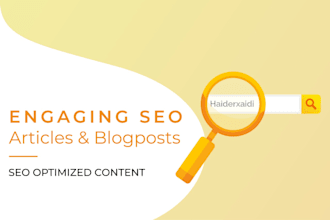 write engaging SEO articles and blog posts