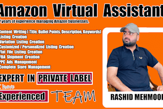 be your expert amazon va variation listing optimization fba shipment ppc ads fbm