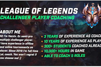 professionally coach you in a league of legends and explain every aspect