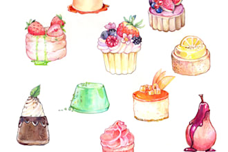 create food illustration for you