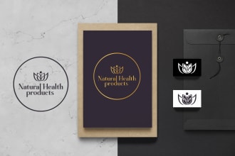 design cosmetics spa  yoga skincare fashion logo