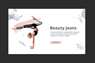 design professional website banner, shopify, facebook banner
