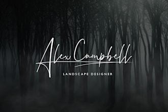 design an eyecatching signature logo