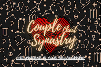 do the reading and analysis of your couple synastry chart