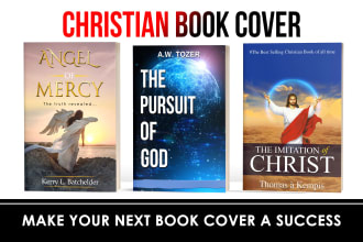 design christian book cover, createspace book cover design,