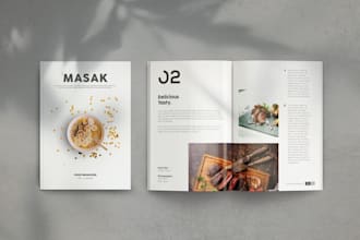 design brochure, product catalog, magazine, annual report