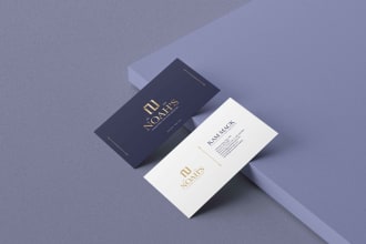 design luxury, modern business cards and stationary