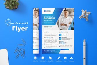 design urgent business dl flyer one pager marketing material