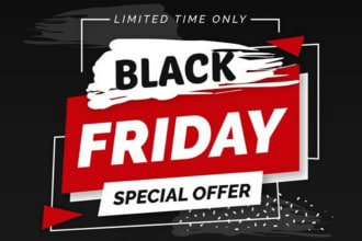 build your black friday email template newsletter