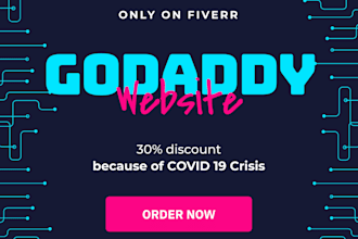 develop your website on godaddy builder