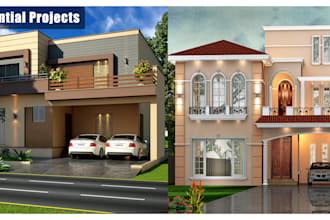 make 3d exterior view