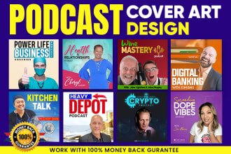 podcast cover art design ,podcast logo,podcast thumbnails