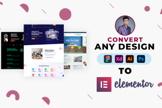 be your elementor developer, elementor expert for wordpress elementor website