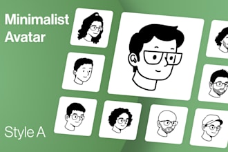 draw minimalist portraits or avatars for your social media