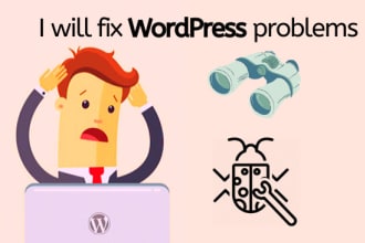 fix wordpress website problems