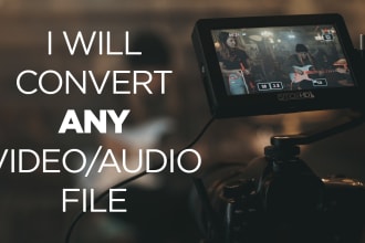 do video, audio and image files conversion to any format