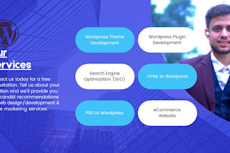 create custom wordpress theme and plugin for you