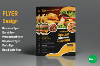 design business flyer, event flyer and poster