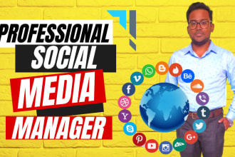 be your full time social media manager and digital marketing expert