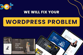 fix wordpress problem or customize theme