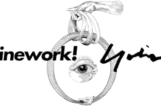 high end linework tattoo design for you