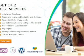 design and customize woocommerce and wordpress theme