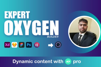 design, rebuild, clone wordpress website or landing page using oxygen builder