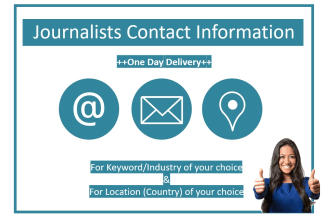 provide direct contact information of journalists or editors