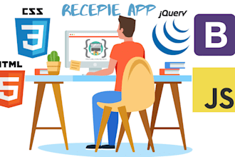 do responsive website design PSD to HTML and UI UX design