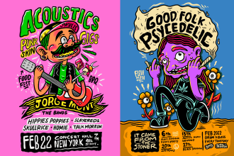 create posters event in my style