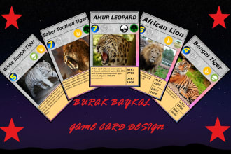 design and make your trading card game cards
