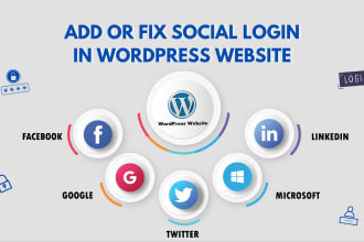 add or fix google, facebook, and other social logins in wordpress