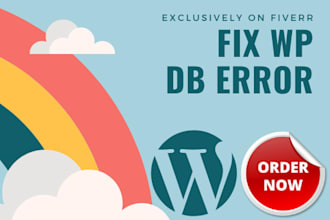 fix error establishing database connection in wordpess