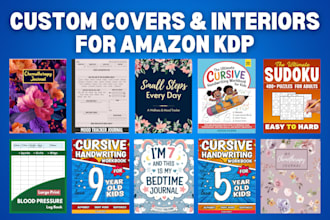 design a low content book for amazon kdp