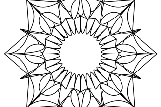 make you 200 high quality vectorised mandala coloring pictures