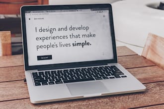create a stunning custom wordpress portfolio website for you