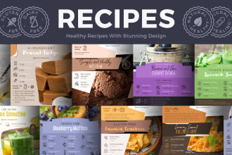 develop healthy recipes fitness, nutrition, any diet recipe ebook, meal plans