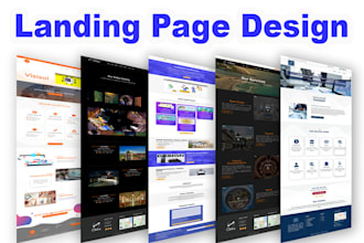 design wordpress website landing, sales page with elementor pro