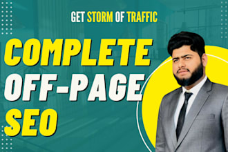 do off page SEO and manually create high quality backlinks