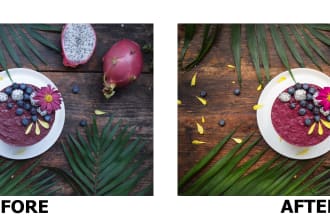 edit your food photography pictures