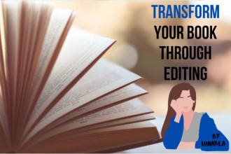 edit and proofread your book and enhance your writing