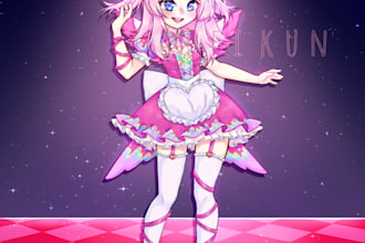 draw anime style art, oc, fanart, nsfw