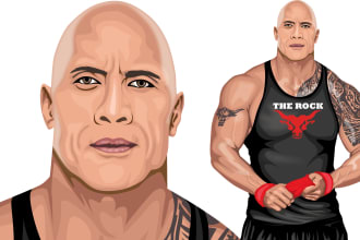 cartoon portrait vector portrait caricatures illustration