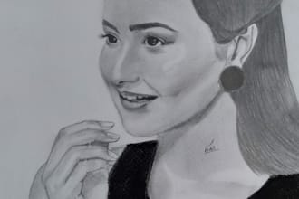 draw any pencil sketch and pencil art portrait in one day