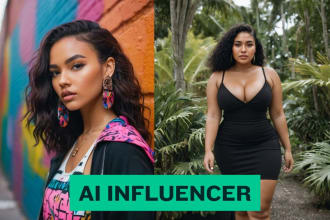 design ai influencer, ai instagram influencer or ai influencer video